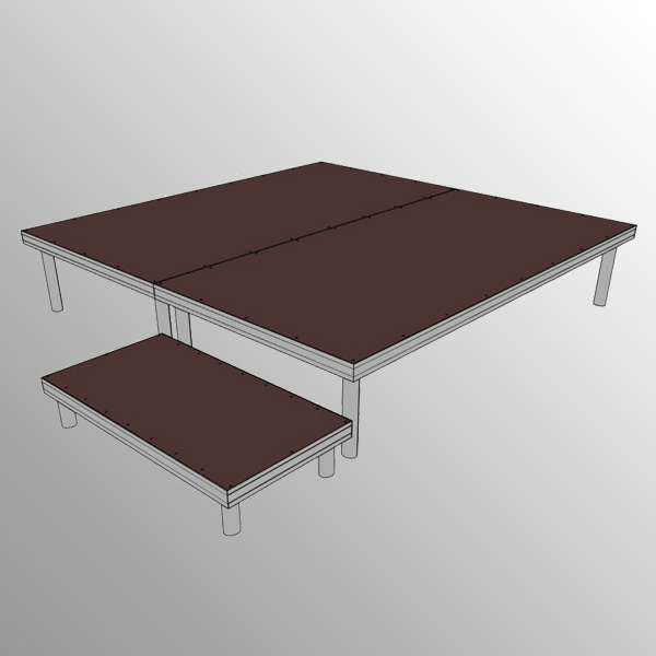 Pedane con altezza fino a 1 metro